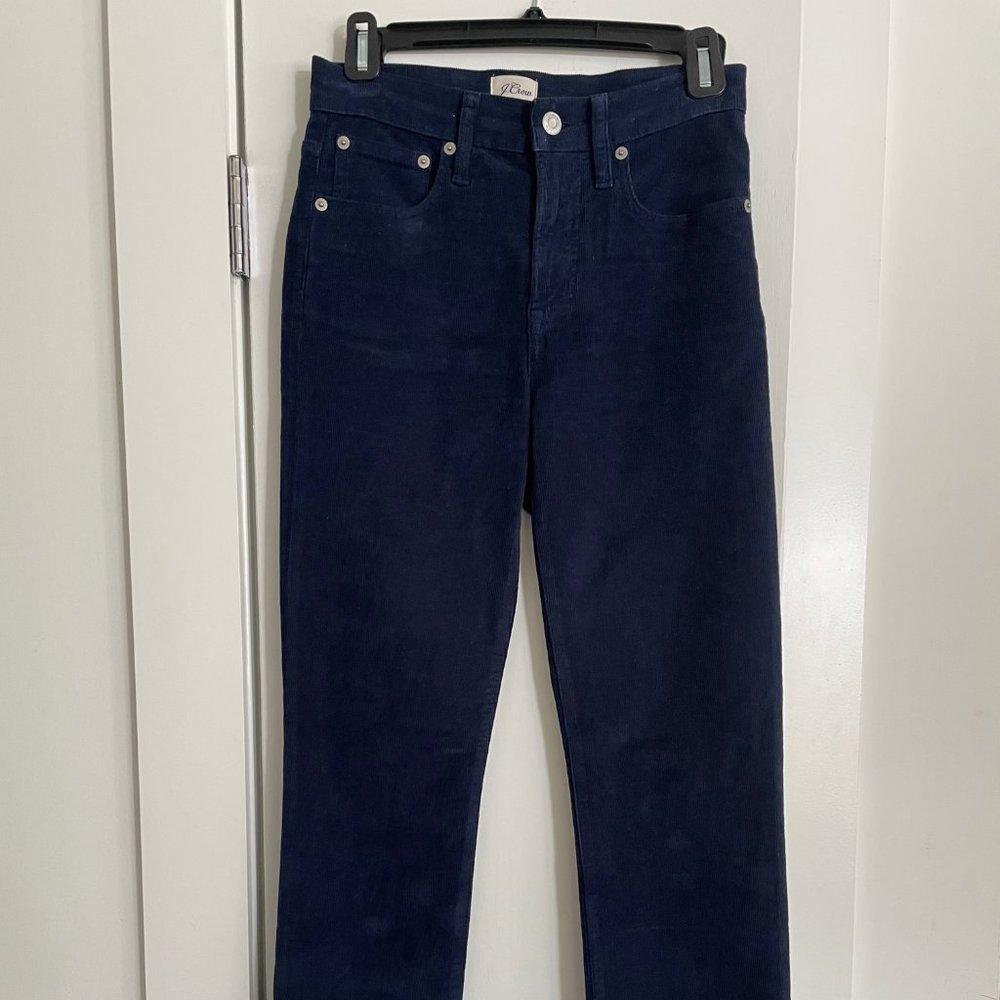 J Crew Vintage slim-straight corduroy pant